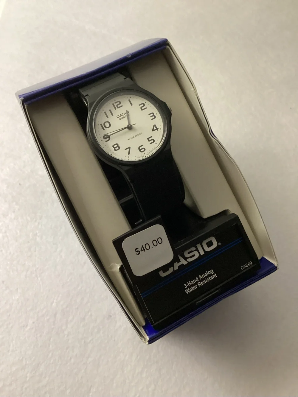 Casio Unisex Black Resin Strap Watch 35mm